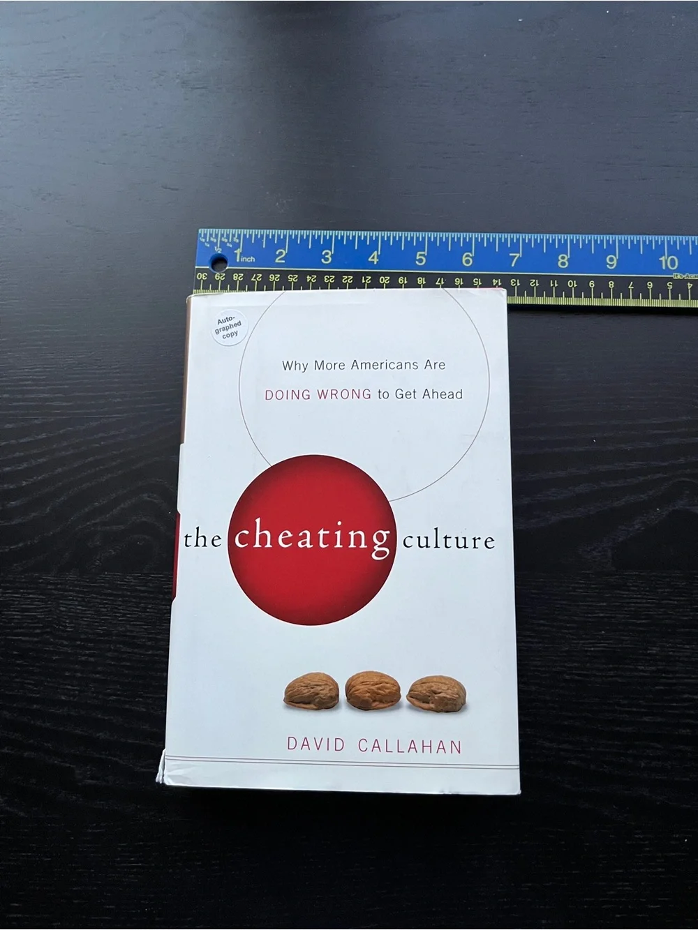 Harcourt David Callahan The Cheating Culture Hardcover Book White Red 6